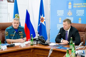 Игорь Бабушкин посетил Главное управление МЧС России по Астраханской области