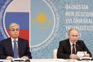 Астраханский губернатор принял участие в форуме сотрудничества России и Казахстана с Владимиром Путиным