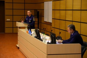 Заместитель Министра МЧС России Павел Барышев провел учебные занятия для офицеров высшего звена МЧС России