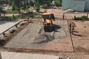 На территории сельской школы Астраханской области появится площадка для воркаута