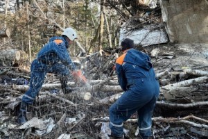 Спасатели МЧС России завершили работы на месте крушения самолёта в Хабаровском крае