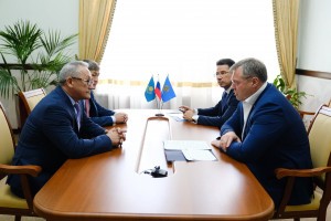 Губернатор Астраханской области попрощался с Генеральным консулом Республики Казахстан