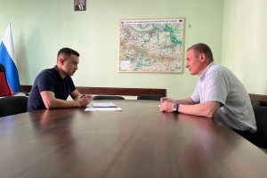 На территории ЛНР прошла рабочая встреча первого замминистра госуправления АО и министра связи ЛНР