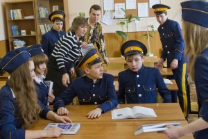 В Астраханской области открыт первый кадетский казачий корпус