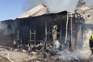 В Приволжском районе Астраханской области сгорел жилой дом