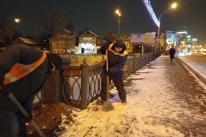 В Астрахани убрали 30 тонн снега: горожане сомневаются