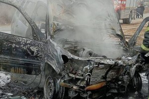 В «огненном» ДТП в Астраханской области пострадало 5 человек