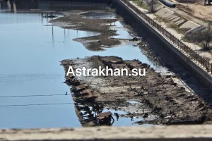 Астраханцы обнаружили в&#160;осушенном канале имени Варвация интересный затонувший объект