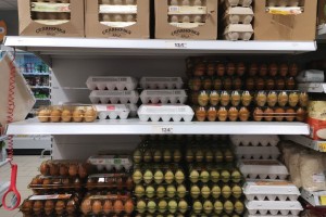 Как поменялись цены на яйца перед Пасхой в&#160;магазинах Астрахани