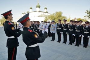 Астраханские суворовцы впервые дали присягу в Кремле