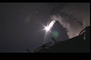 Корабли Каспийской флотилии нанесли ракетные удары по позициям «Исламского государства» в Сирии