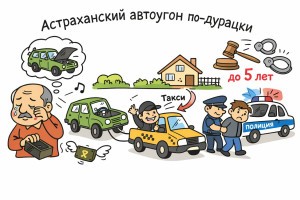 Молодой астраханец угнал автомобиль без аккумулятора