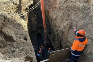 В Ленинском районе Астрахани обновляют систему водоотведения В Ленинском районе Астрахани обновляют систему водоотведения