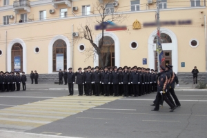 В Астрахани прошёл парад, посвящённый Дню сотрудника органов внутренних дел Российской Федерации