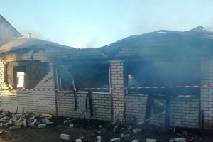 Уточненная информация по пожару в Приволжском районе