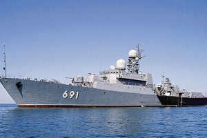 На Каспийской флотилии  проводят модернизацию ракетного корабля "Татарстан"