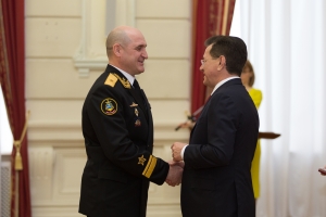 Губернатор Александр Жилкин поздравил астраханских военнослужащих в преддверии Дня защитника Отечества