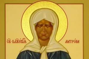 В Астрахань прибудут мощи святой Матроны Московской