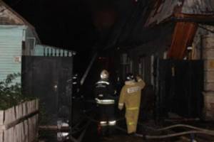 В Астраханской области сгорел дом