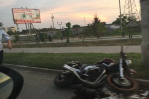 В Астрахани сбили мотоциклиста