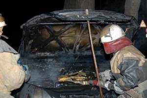 В Астраханской области вспыхнул автомобиль