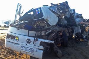 На трассе «Астрахань-Махачкала» в страшной аварии погибли 9 человек