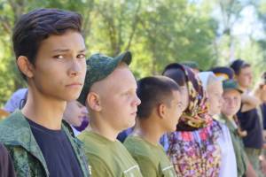 В Астраханской области открылась 15-ая детская казачья смена