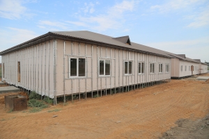 В селе Солянка Астраханской области строится новая поликлиника
