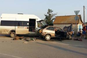 В Астраханской области из-за водителя маршрутки пострадали 4 человека