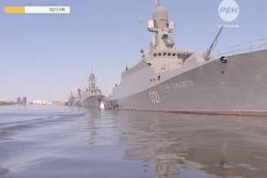 Корабли Каспийской Флотилии вышли на учения(16+)