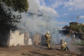 Курильщик устроил пожар в жилом доме