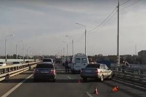 Серьезная авария на дороге к микрорайону Бабаевского. Видео
