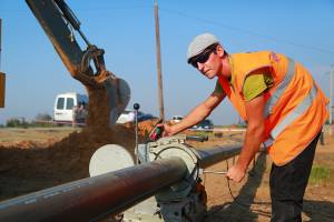 В Астраханской области начали строить магистральный газопровод