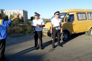 Неисправные маршрутки колесили по дорогам Астраханской области