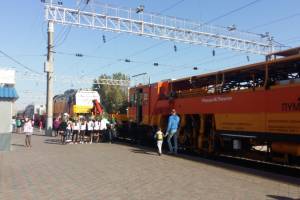 Выставку железнодорожной техники в Астрахани посетили более 2 тысяч человек