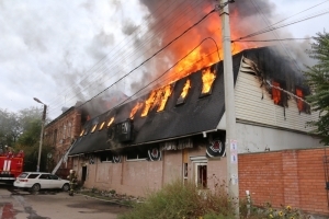 Пожар в Кировском районе