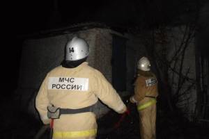 Пожар в Приволжском районе Астраханской области