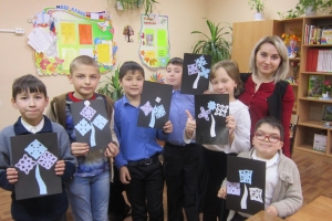 Воспитанники астраханской школы-интерната №7 побывали в мире русских пейзажей