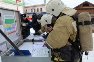 В Астрахани провели пожарно-тактические учения в музее Боевой славы