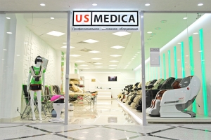 Открытие первого магазина по продаже массажных кресел и массажного оборудования US MEDICA в Астрахани