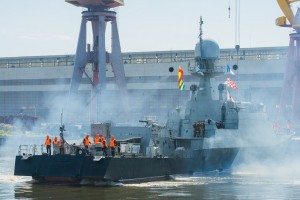 Корабли Каспийской флотилии вернулись в пункты базирования из 25-дневного морского похода