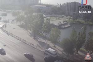 Появилось видео ДТП с маршруткой в центре Астрахани, в котором пострадали 6 человек 