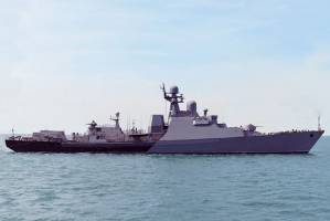 Корабли Каспийской флотилии искали цель при помощи «Подсолнуха»