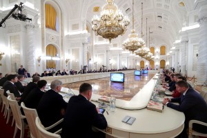 Александр Жилкин участвует в итоговом заседании Госсовета в Кремле