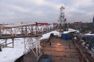Астраханские корабелы в срок завершают строительство многоцелевого судна для Туркменистана