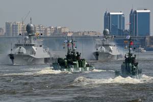 Каспийская флотилия уходит из Астрахани