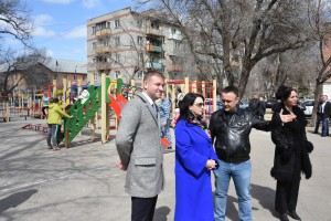 В Трусовском районе Астрахани открыли новую детскую площадку