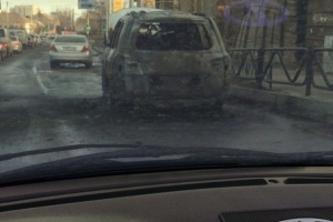 Поджог автомобиля на Магнитогорской (+2 фото)