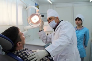 В Астраханской области работает «стоматология на колёсах»