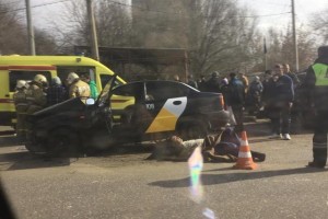 Четыре человека пострадали в аварии на ул Адмирала Нахимова в Астрахани